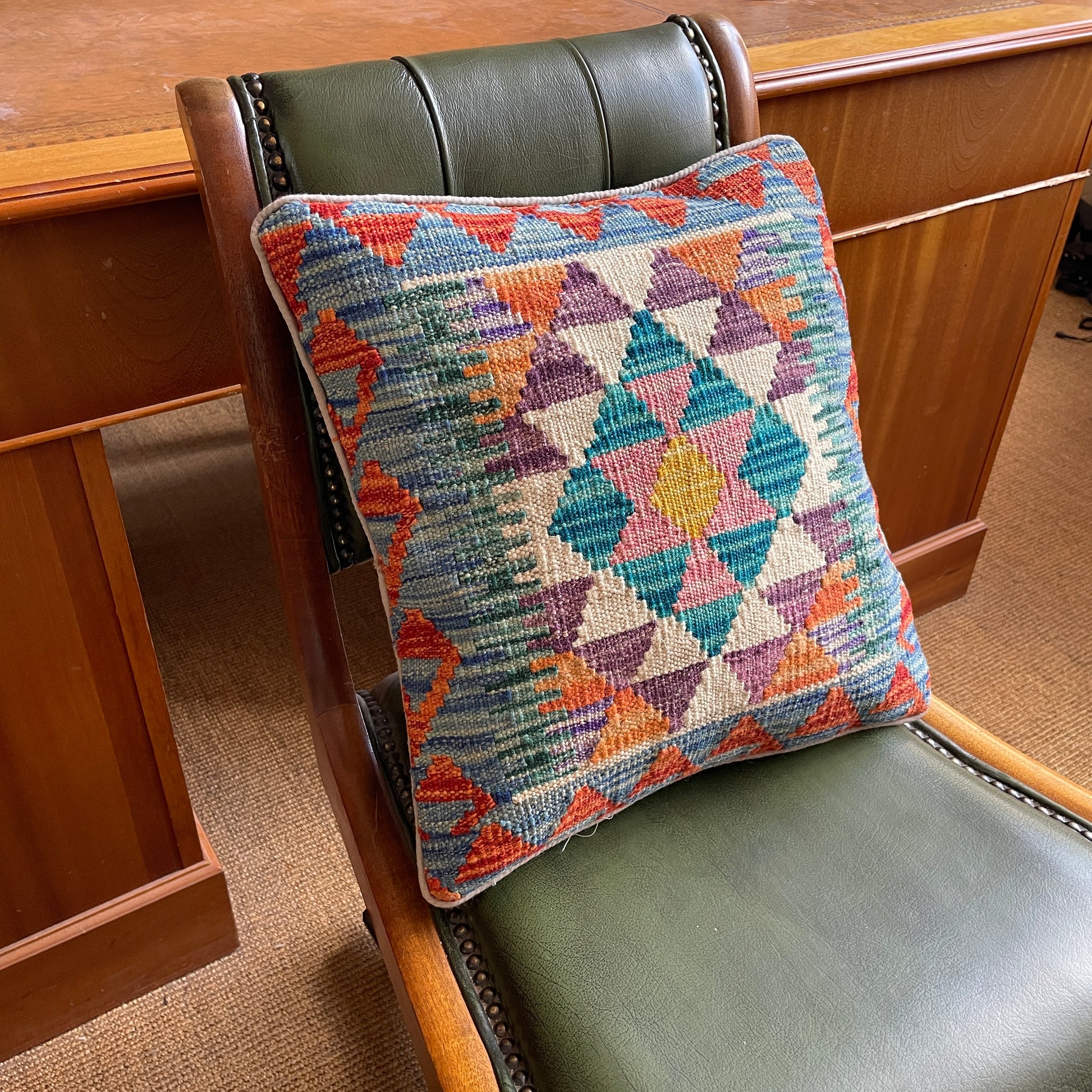 45 x 45 cm | Afghan Kilim Cushion Cover
