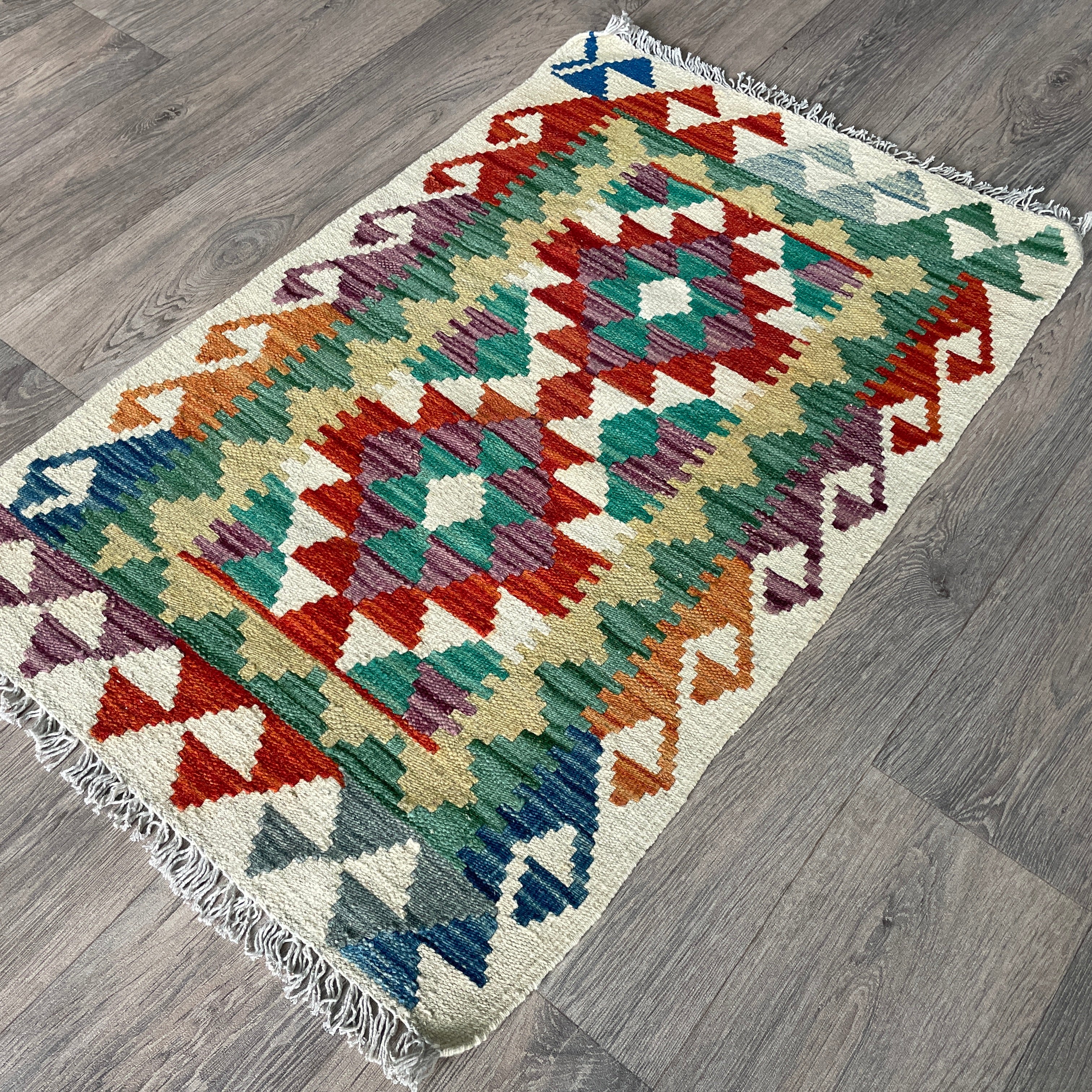 Afghan Kilim Door Mat