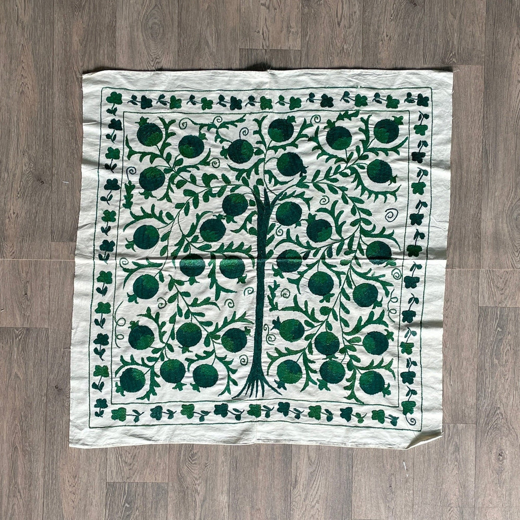 Uzbek Suzani Table Throw