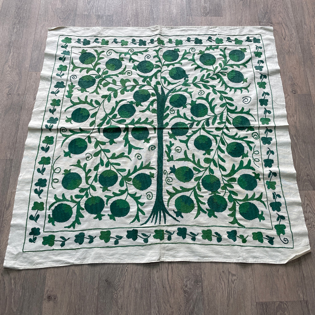 Uzbek Suzani Table Throw