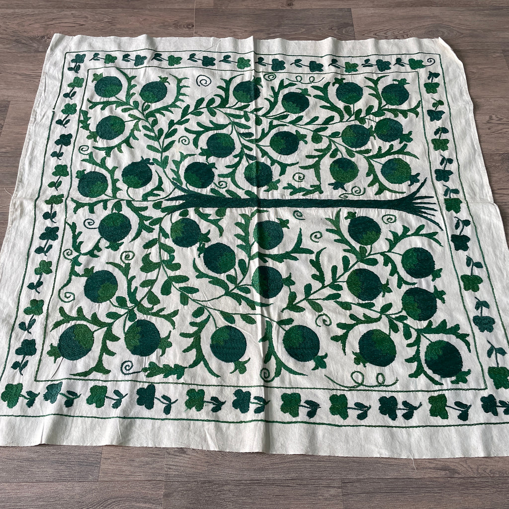 Uzbek Suzani Table Throw