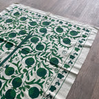 Uzbek Suzani Table Throw