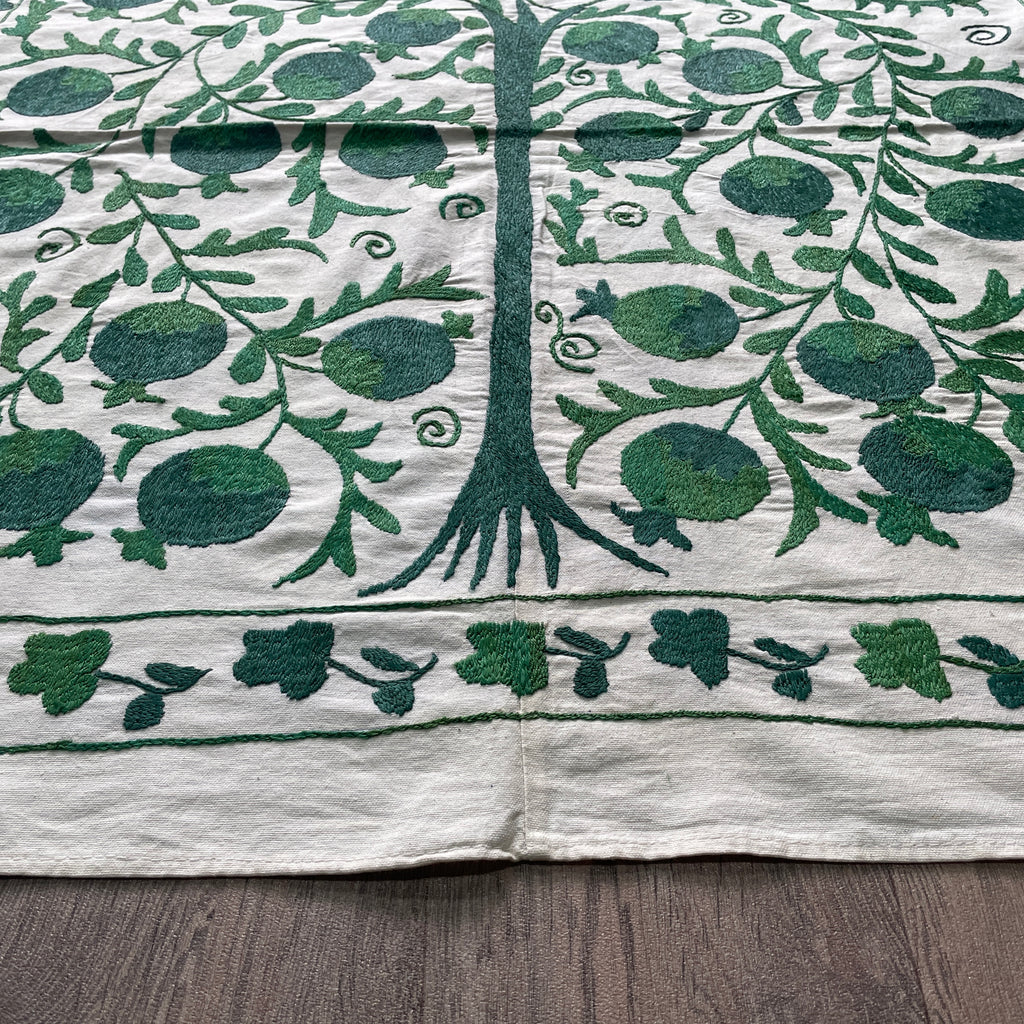 Uzbek Suzani Table Throw