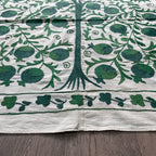 Uzbek Suzani Table Throw