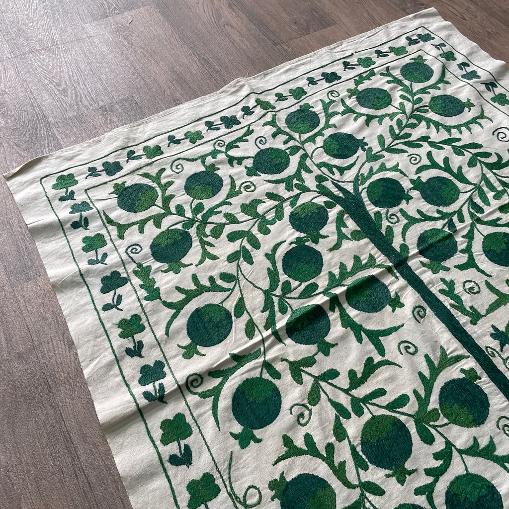 Uzbek Suzani Table Throw