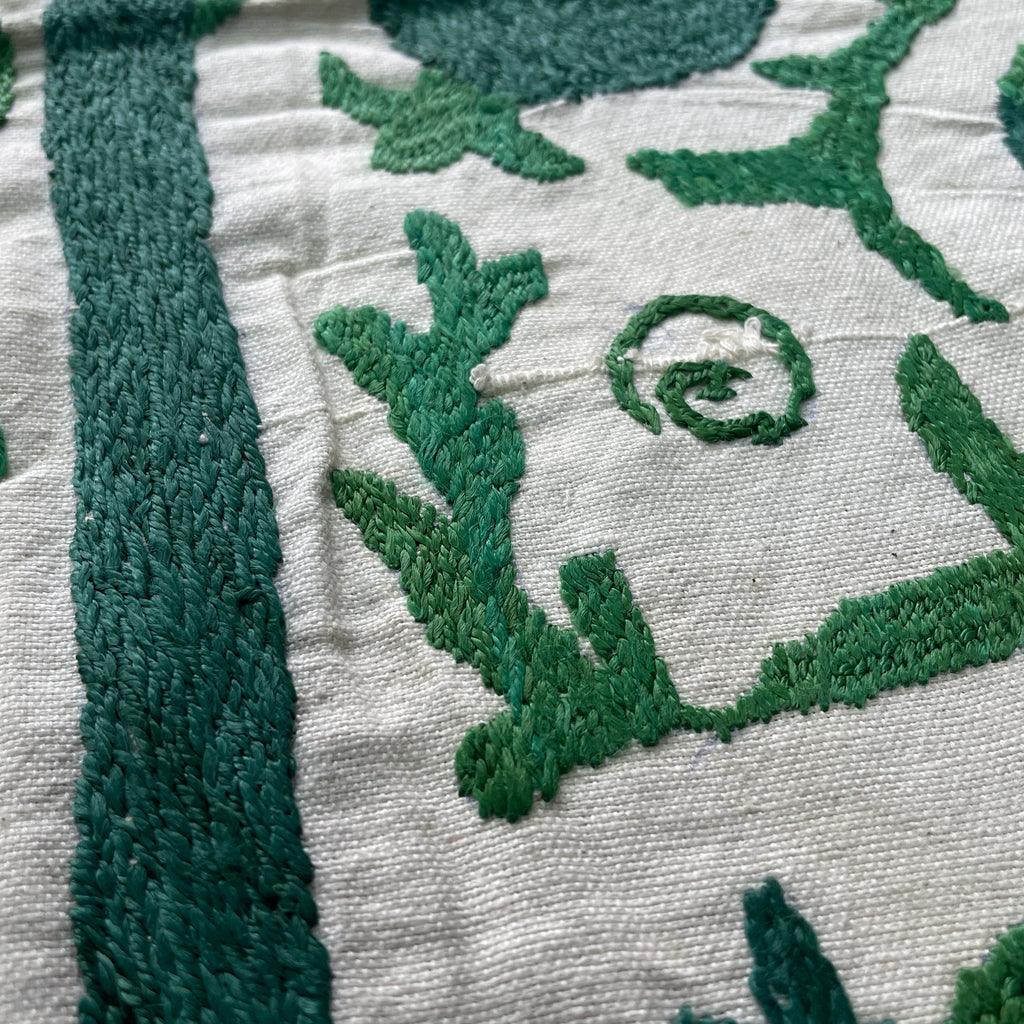 Uzbek Suzani Table Throw