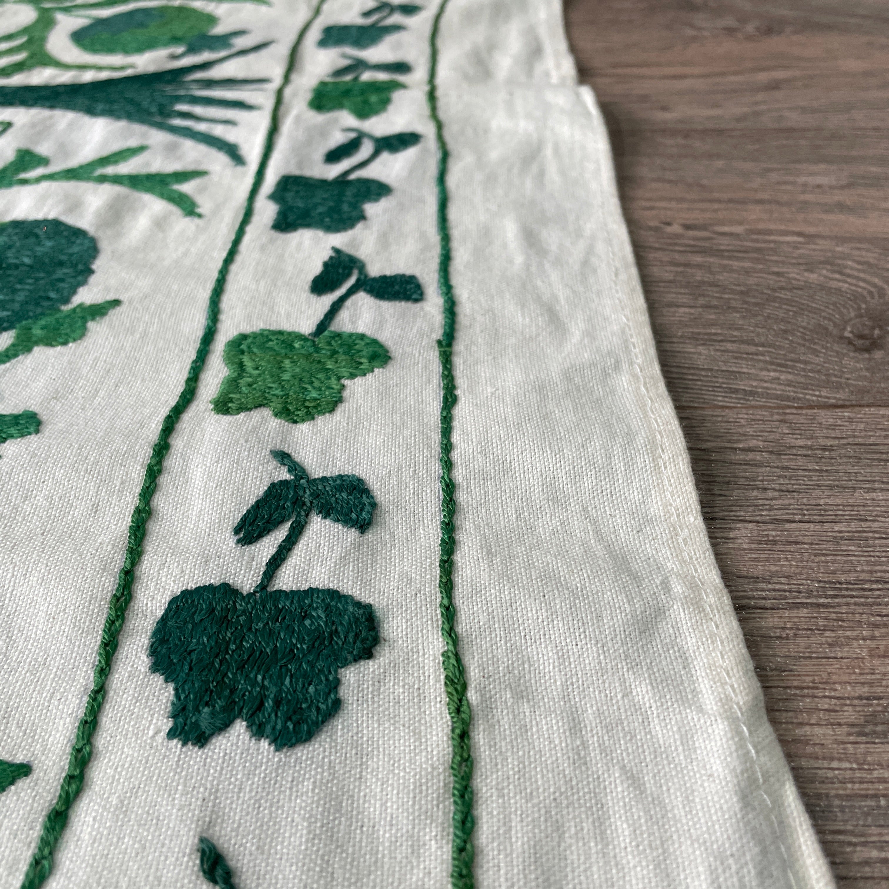 Uzbek Suzani Table Throw