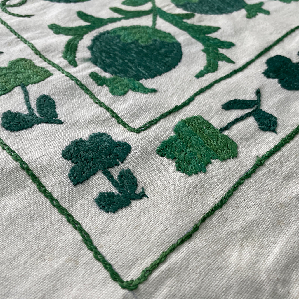 Uzbek Suzani Table Throw
