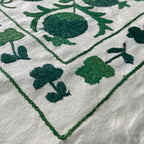 Uzbek Suzani Table Throw