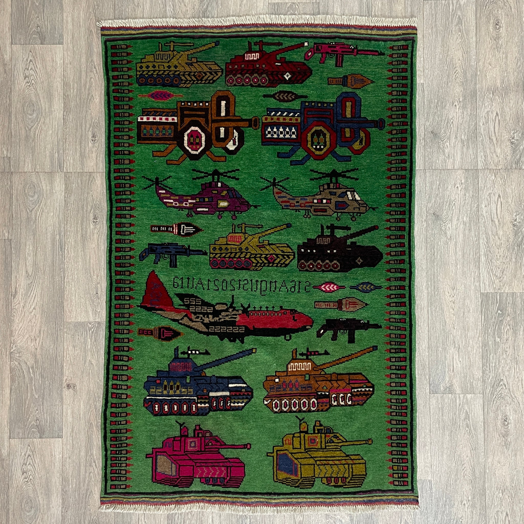 Afghan Soviet War Rug