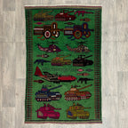 Afghan Soviet War Rug