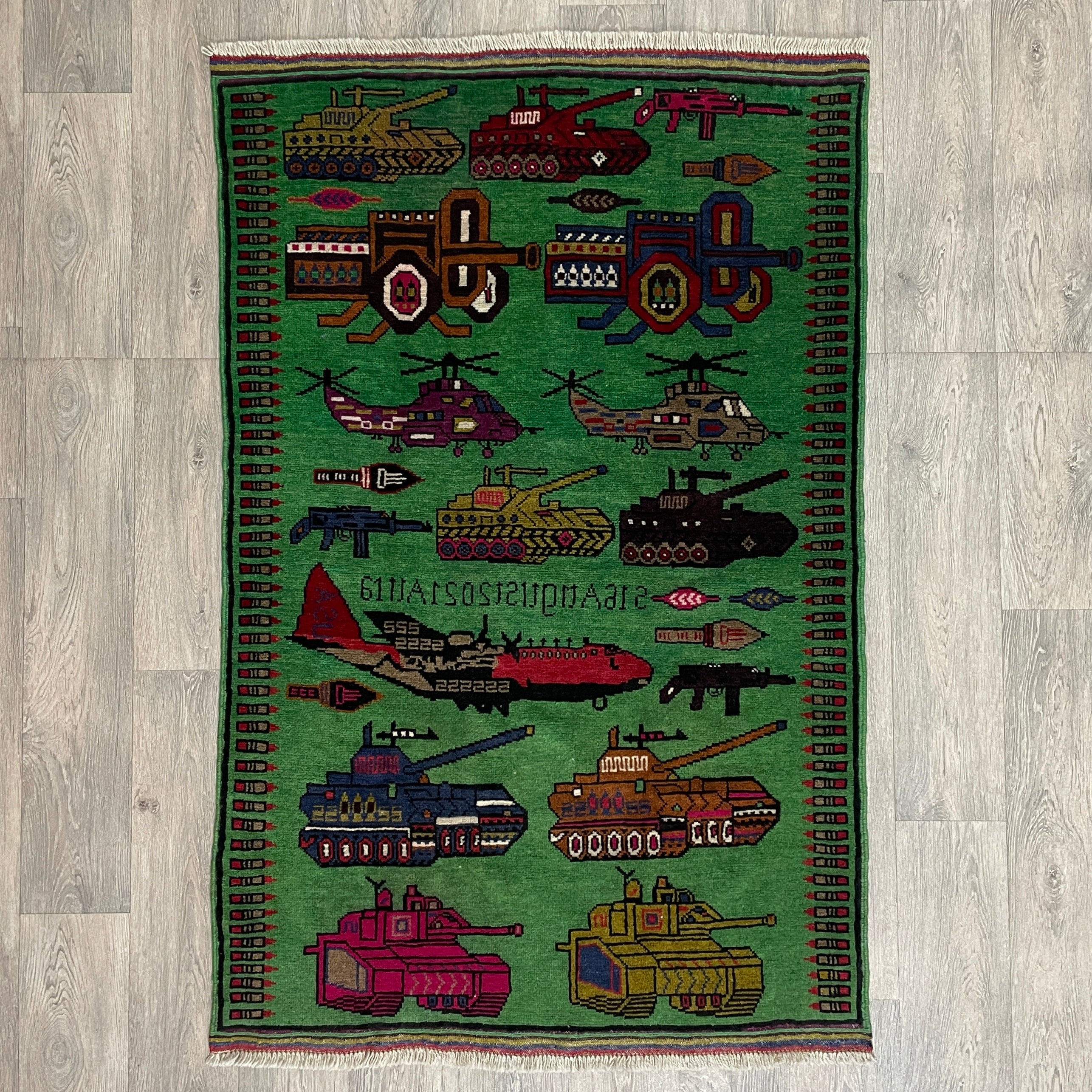 Afghan Soviet War Rug
