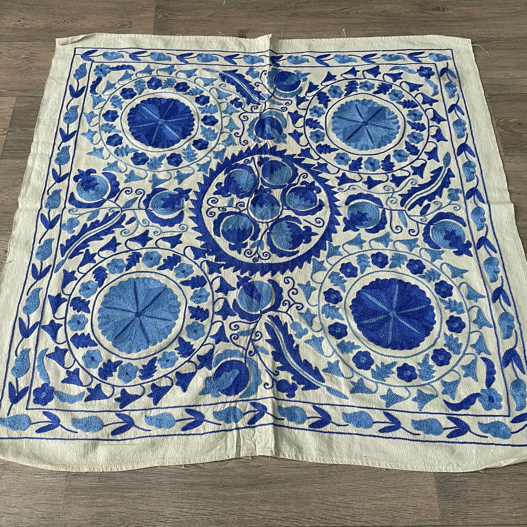 Uzbek Suzani Table Throw