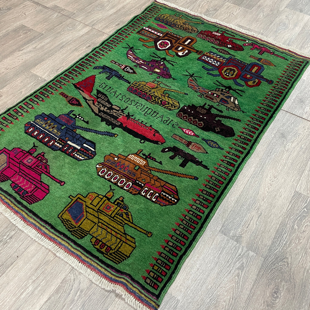 Afghan Soviet War Rug