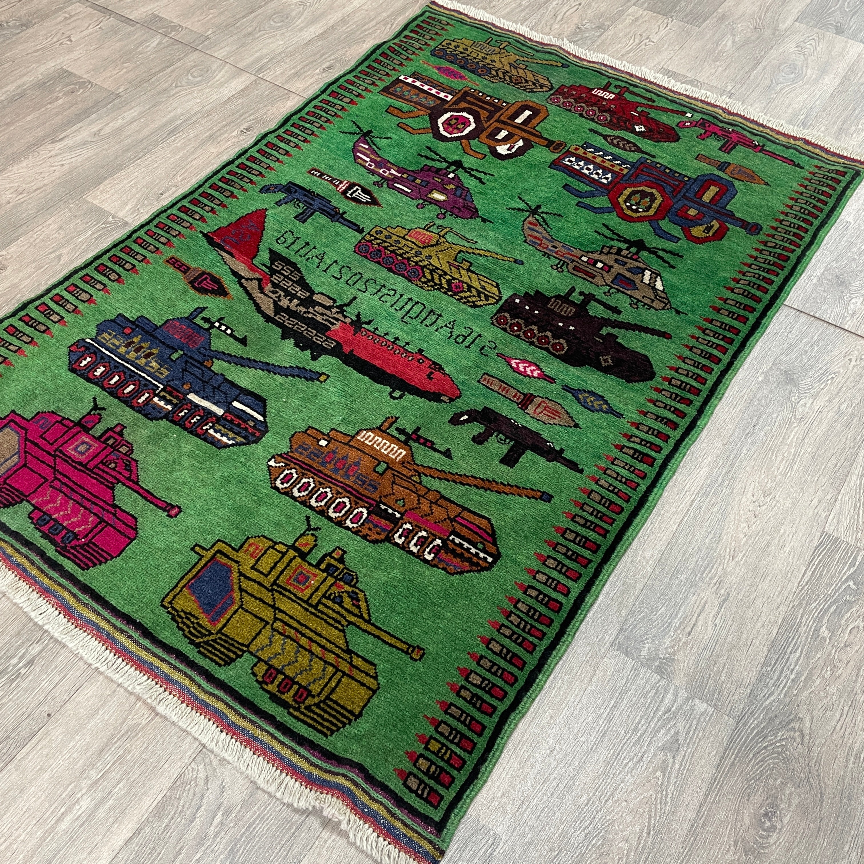Afghan Soviet War Rug