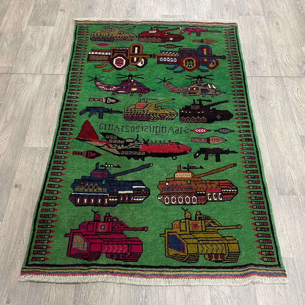 Afghan Soviet War Rug