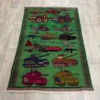 Afghan Soviet War Rug