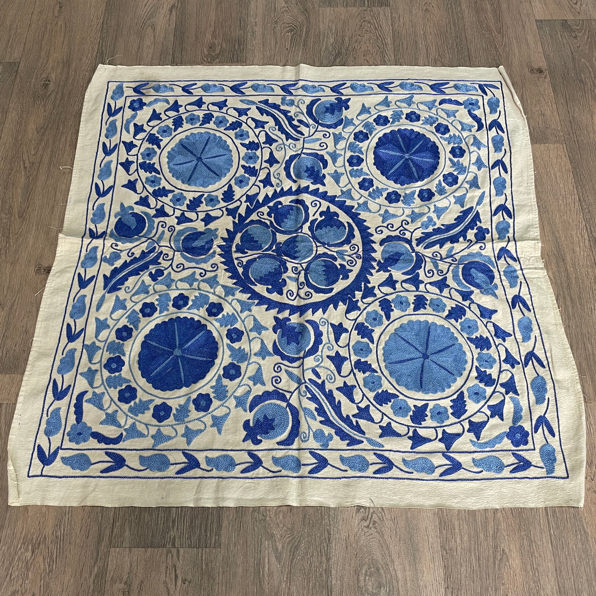 Uzbek Suzani Table Throw