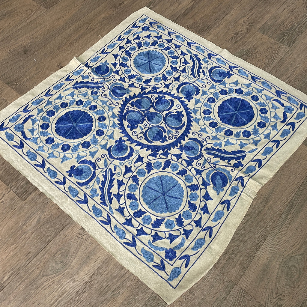 Uzbek Suzani Table Throw