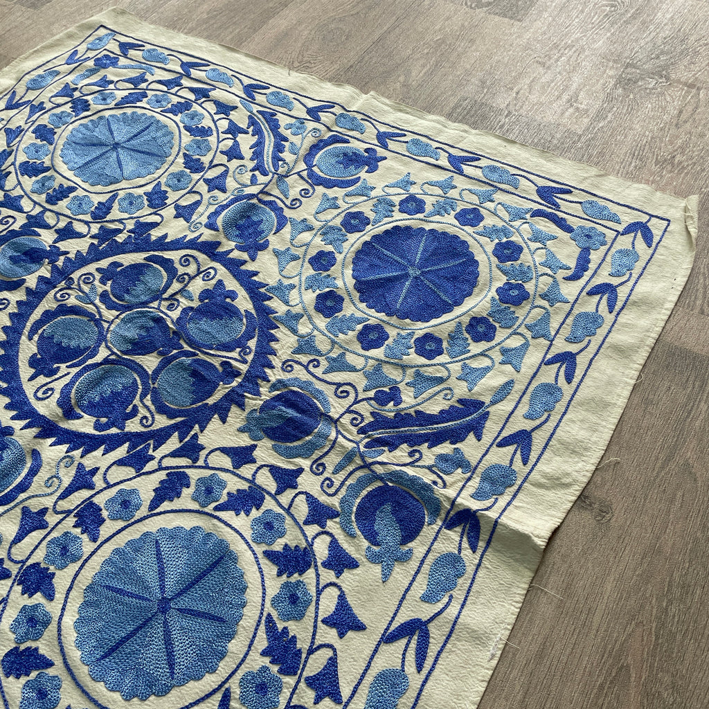 Uzbek Suzani Table Throw