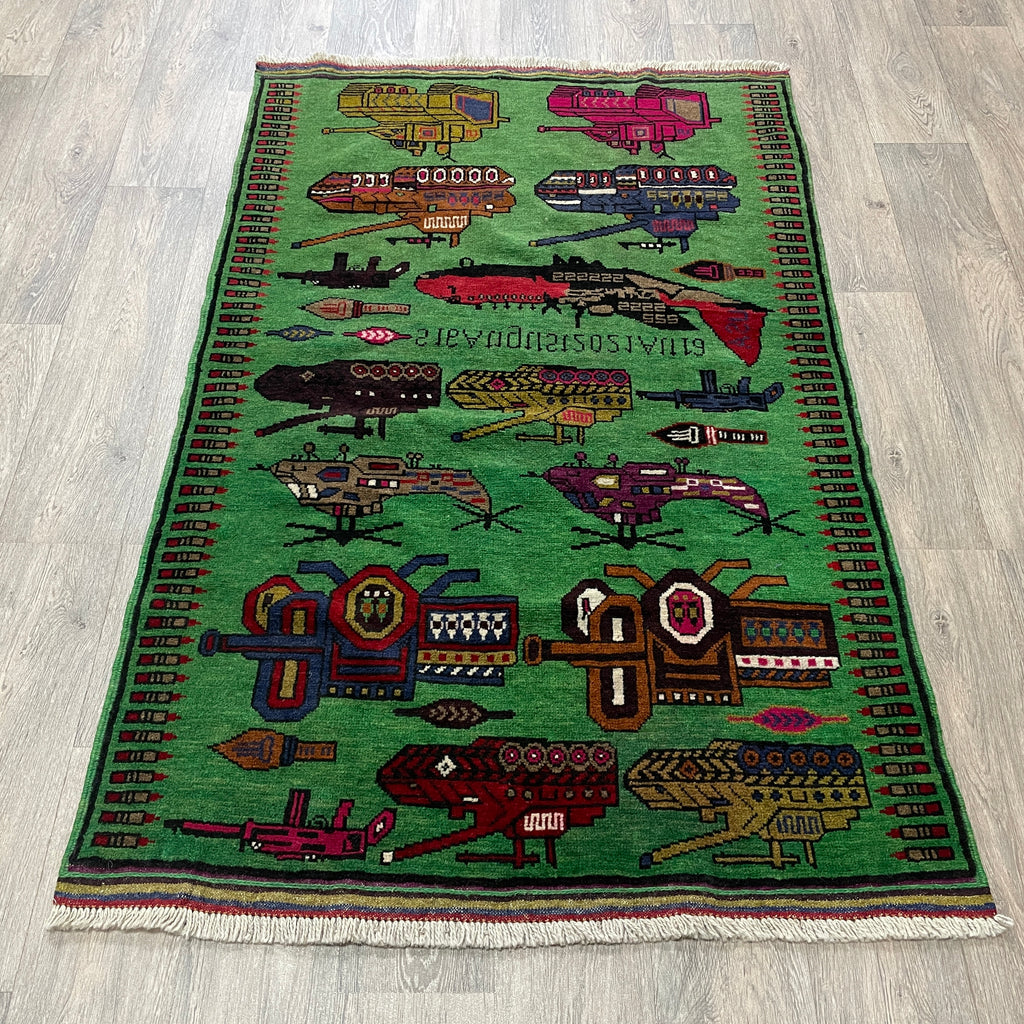 Afghan Soviet War Rug