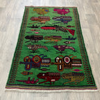 Afghan Soviet War Rug