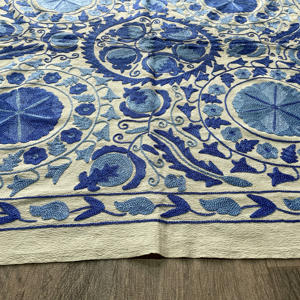 Uzbek Suzani Table Throw