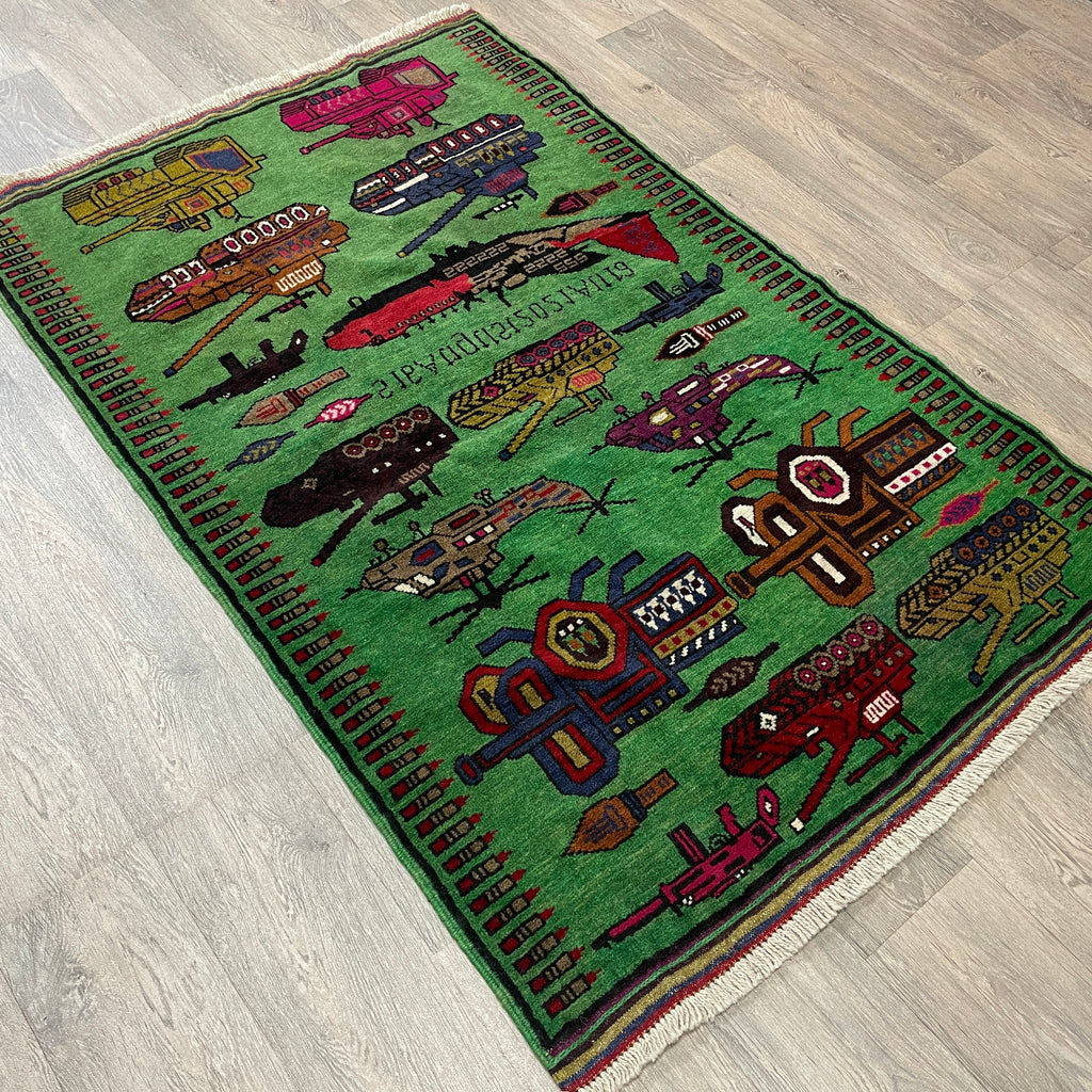 Afghan Soviet War Rug