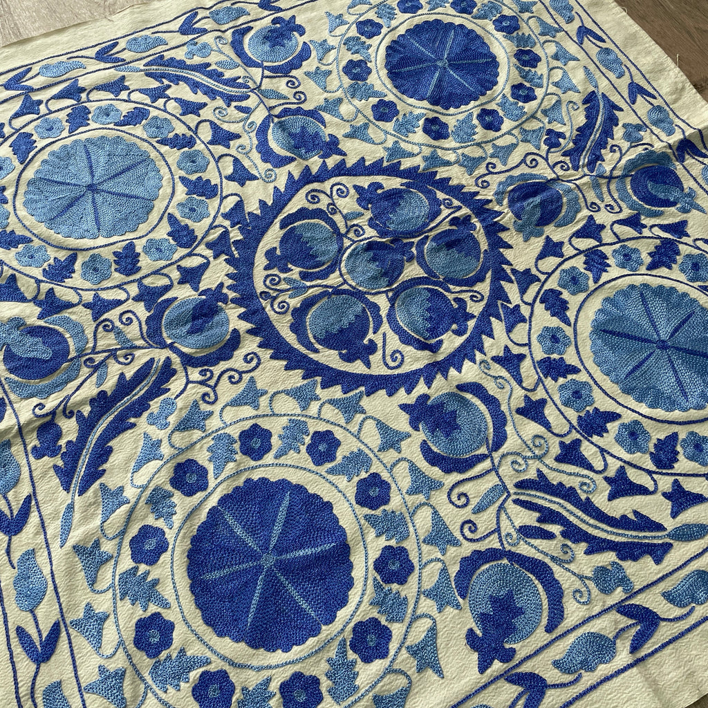 Uzbek Suzani Table Throw