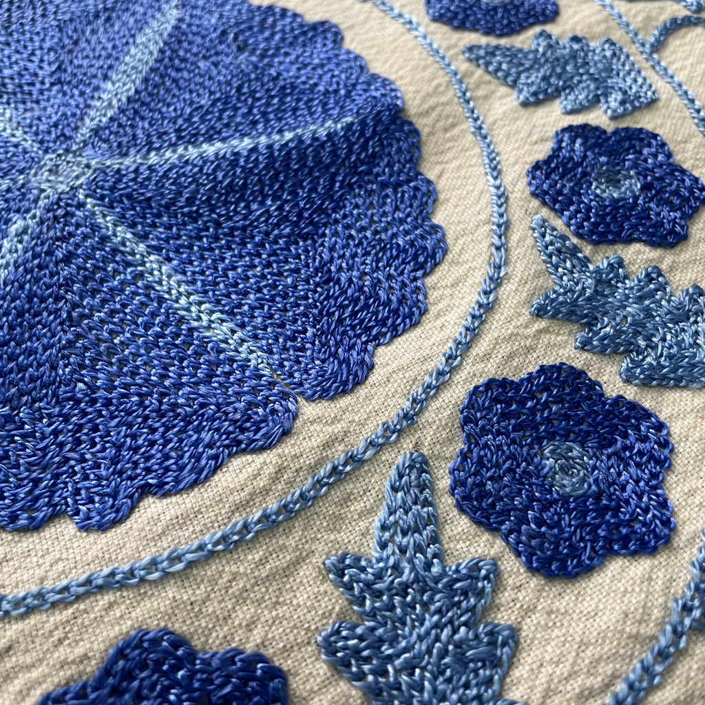 Uzbek Suzani Table Throw