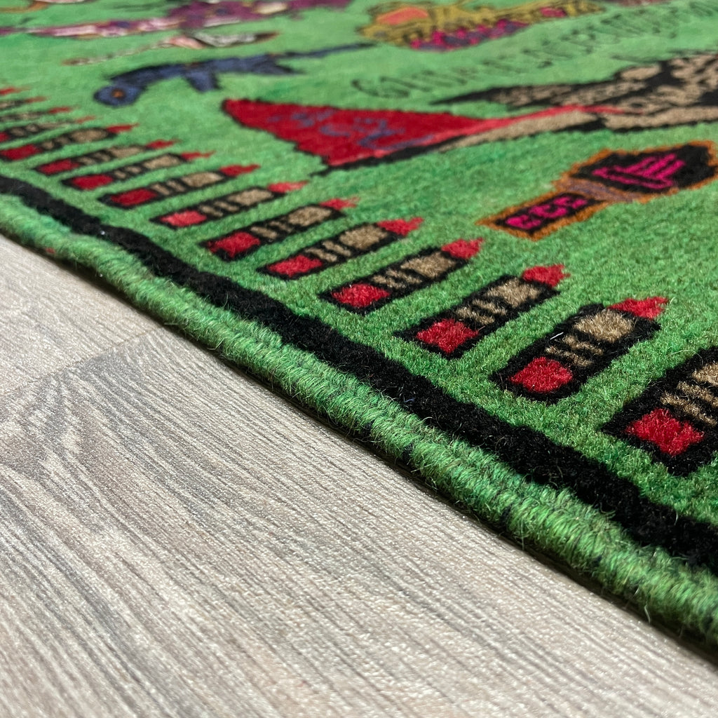Afghan Soviet War Rug