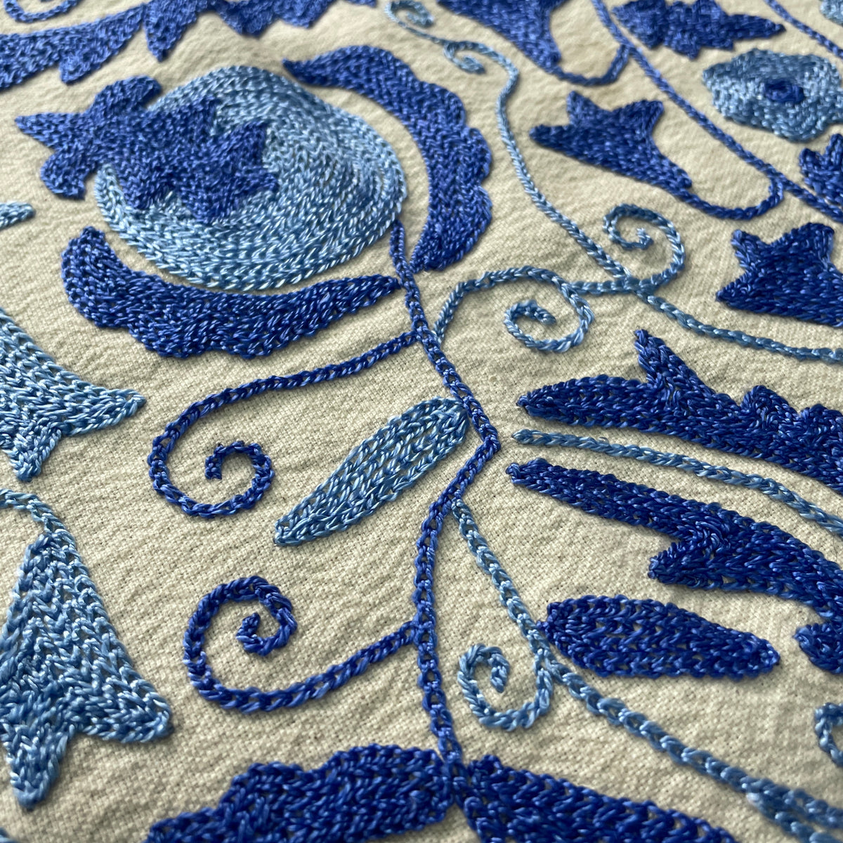 Uzbek Suzani Table Throw