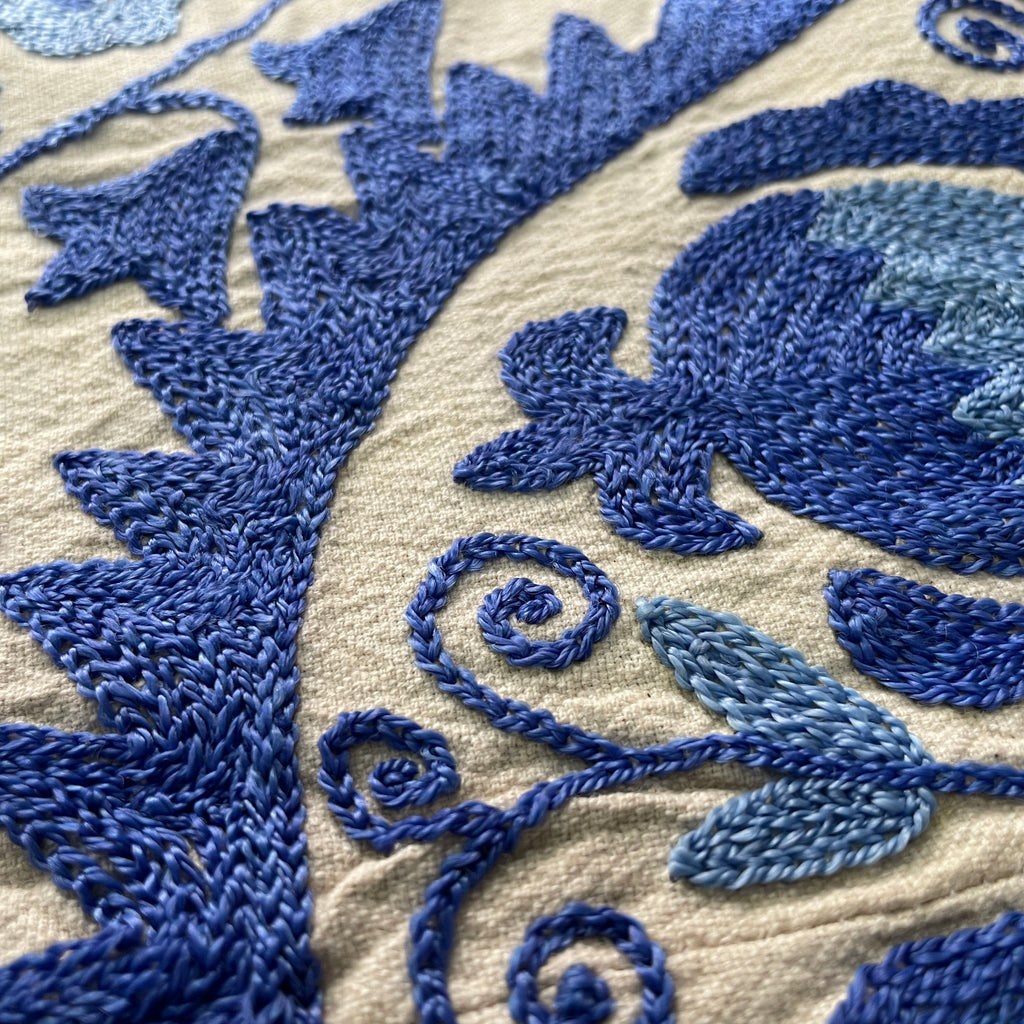 Uzbek Suzani Table Throw