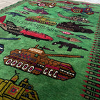 Afghan Soviet War Rug