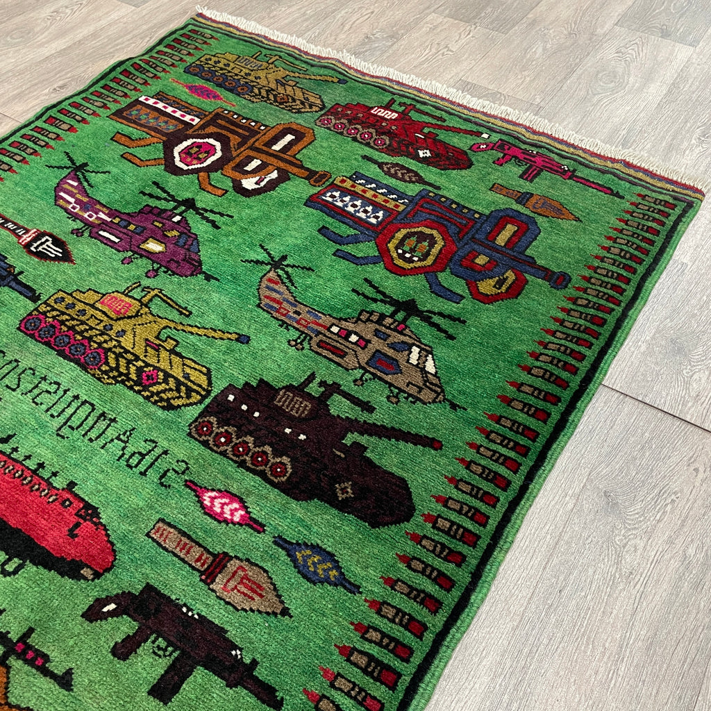 Afghan Soviet War Rug
