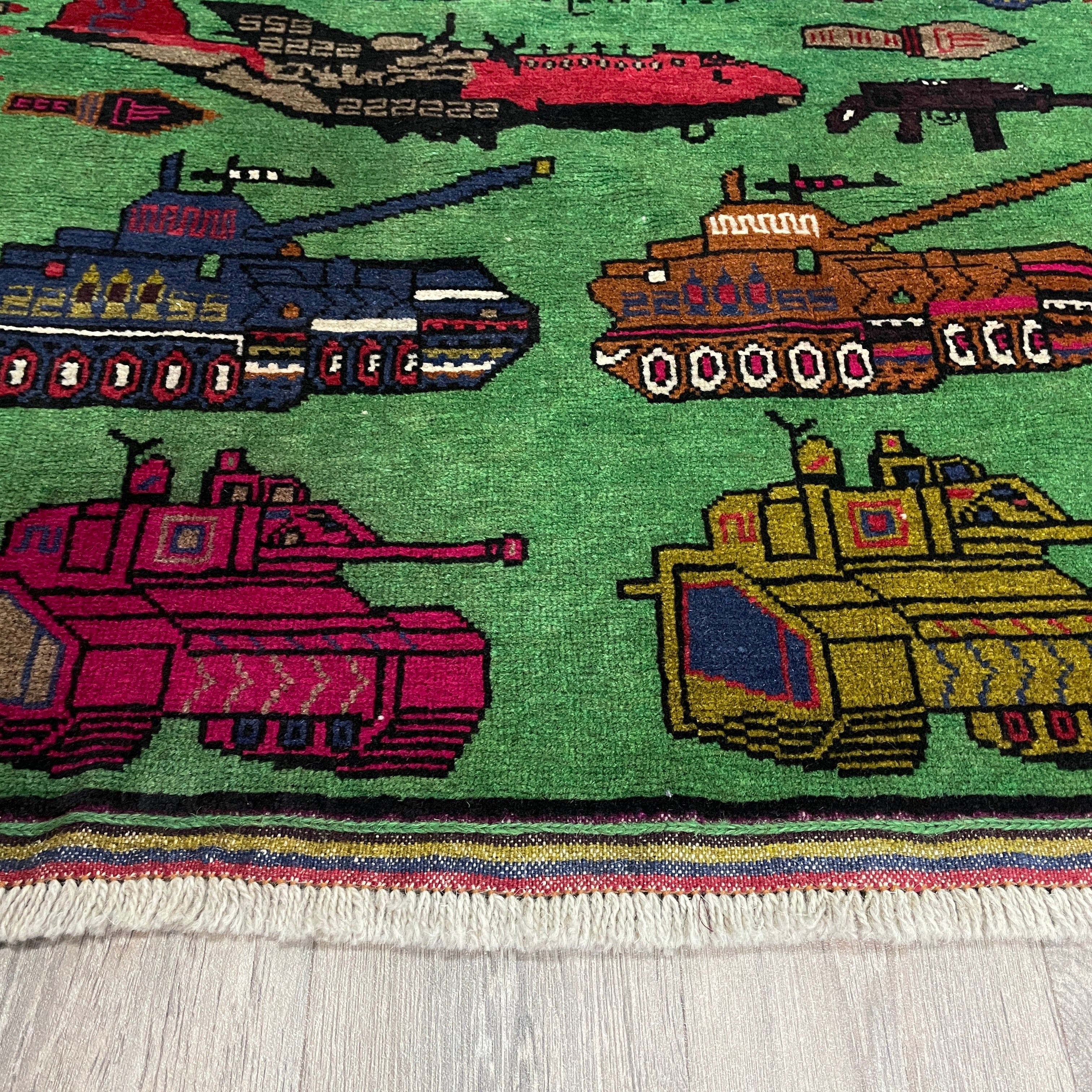 Afghan Soviet War Rug