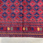 202 x 149 cm | Afghan Fine Mushwani Rug - Khorasan Rugs