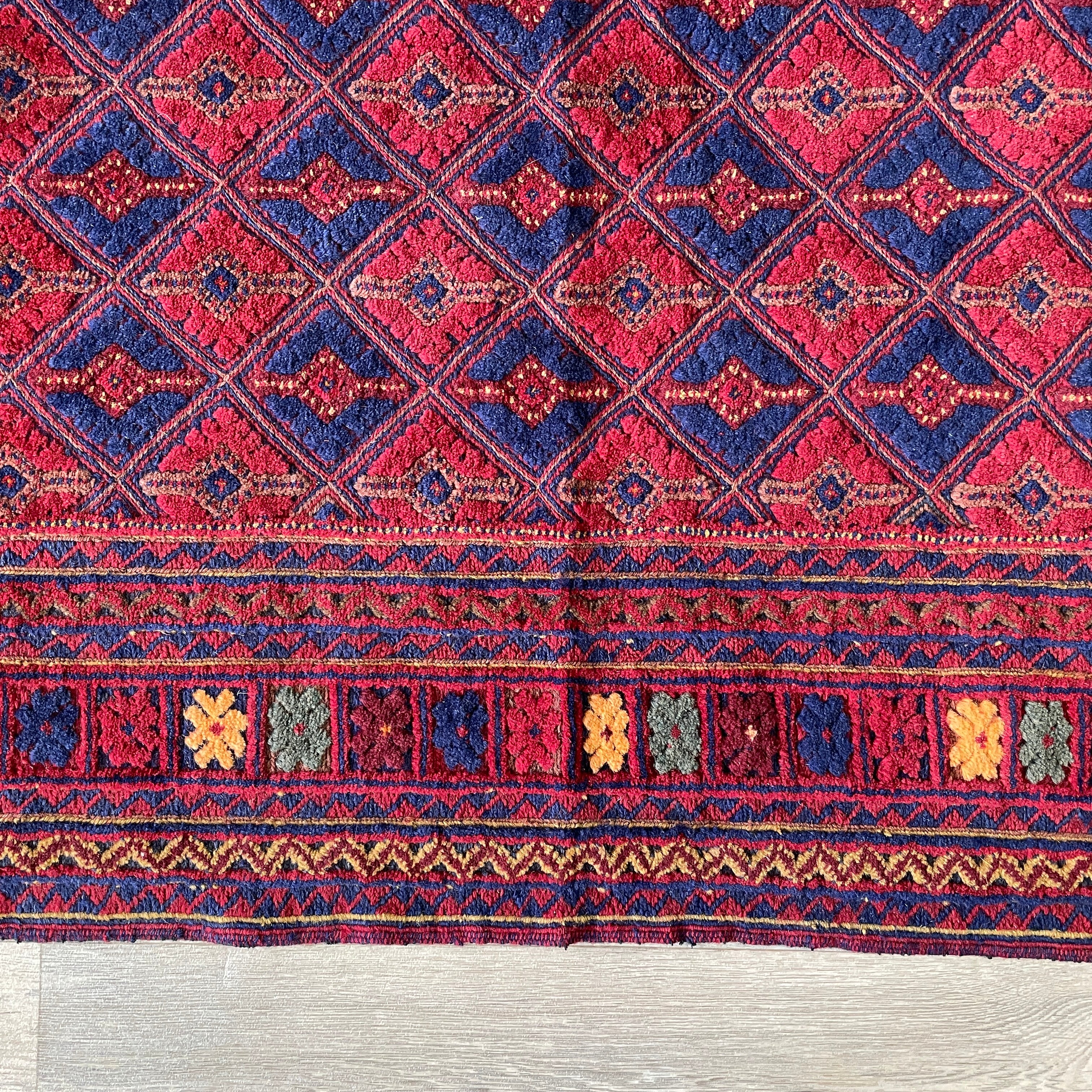 202 x 149 cm | Afghan Fine Mushwani Rug - Khorasan Rugs