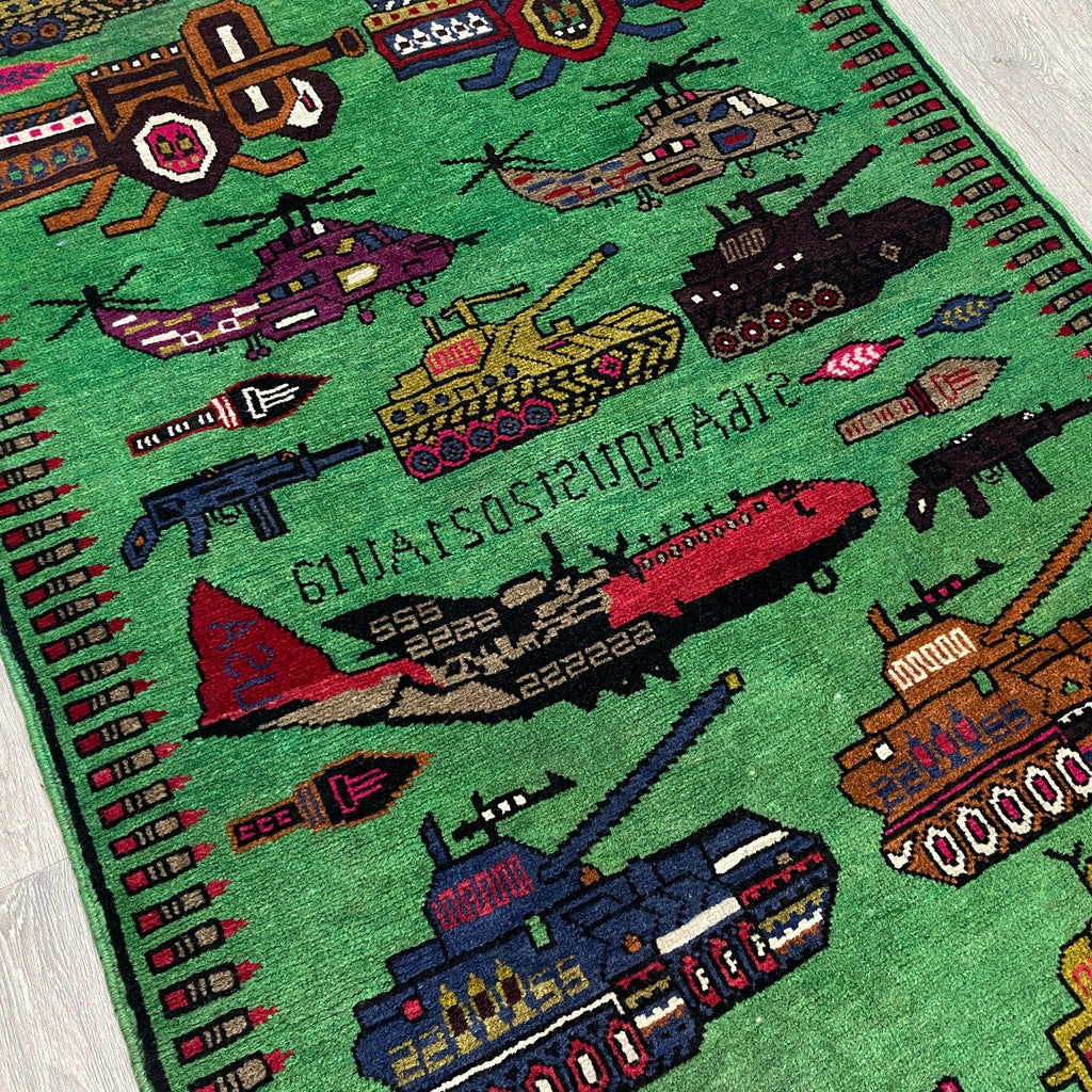 Afghan Soviet War Rug