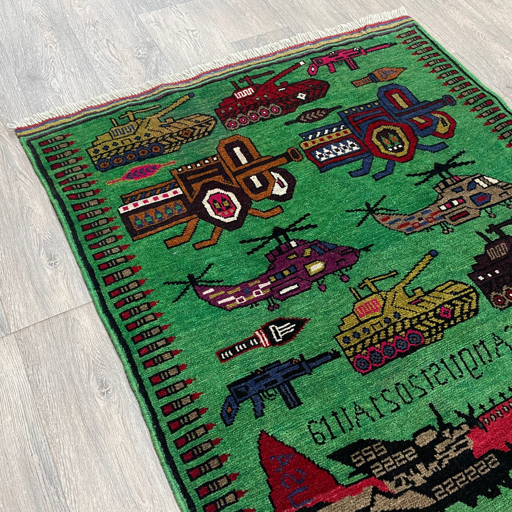Afghan Soviet War Rug