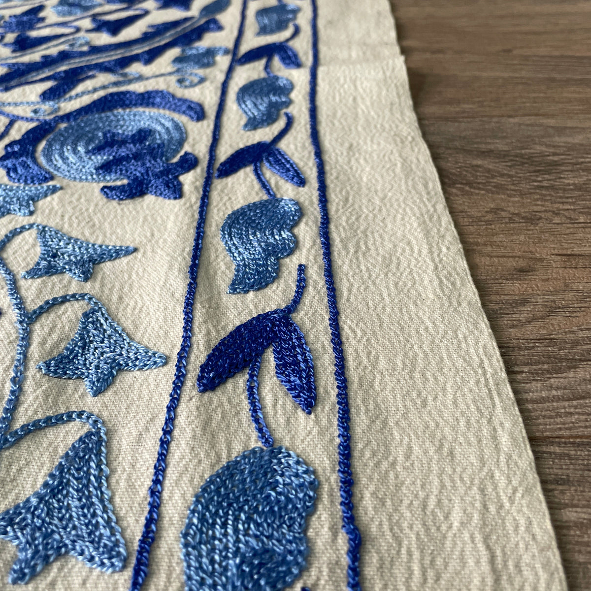 Uzbek Suzani Table Throw