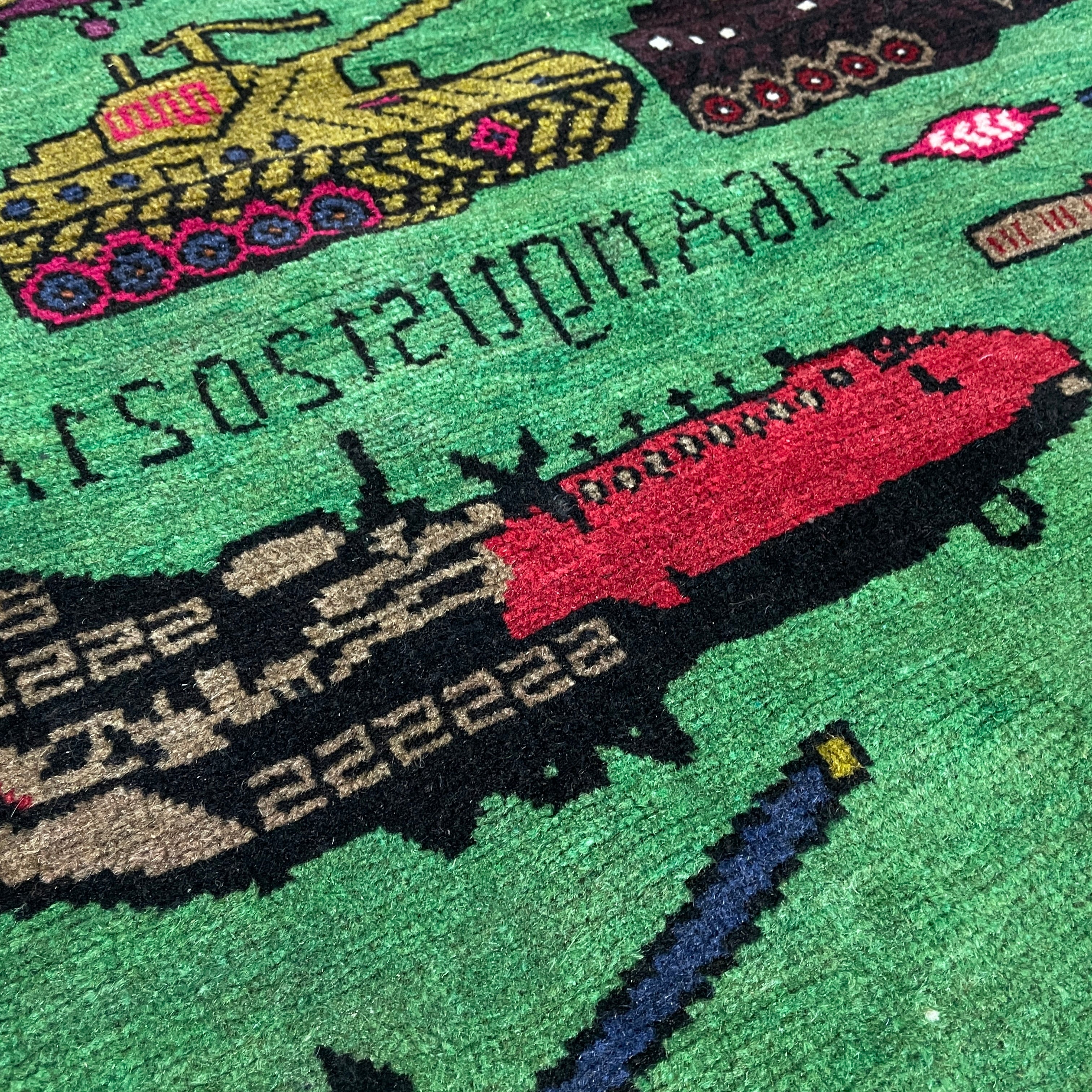 Afghan Soviet War Rug