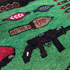 Afghan Soviet War Rug