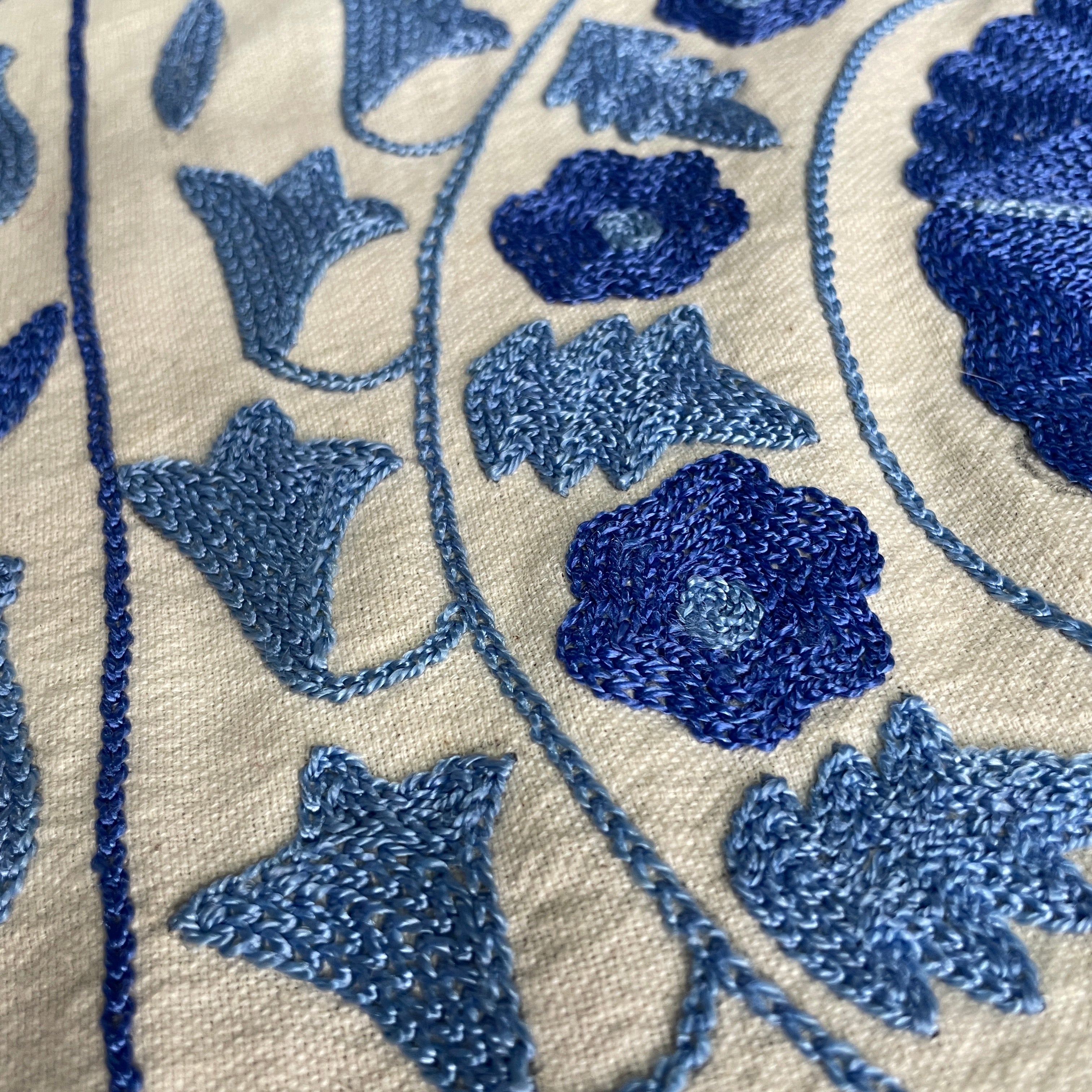 Uzbek Suzani Table Throw