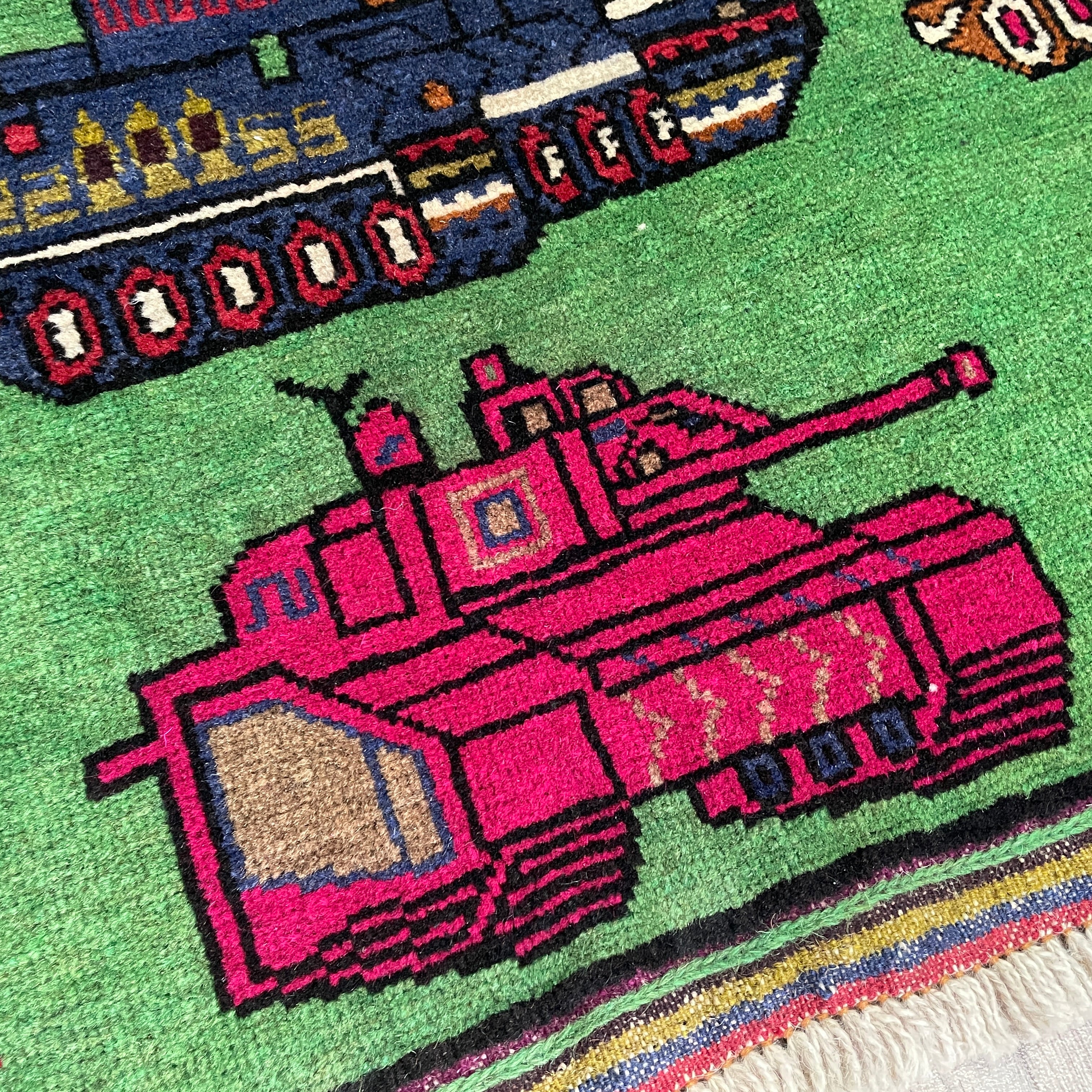 Afghan Soviet War Rug