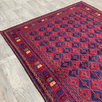 202 x 149 cm | Afghan Fine Mushwani Rug - Khorasan Rugs