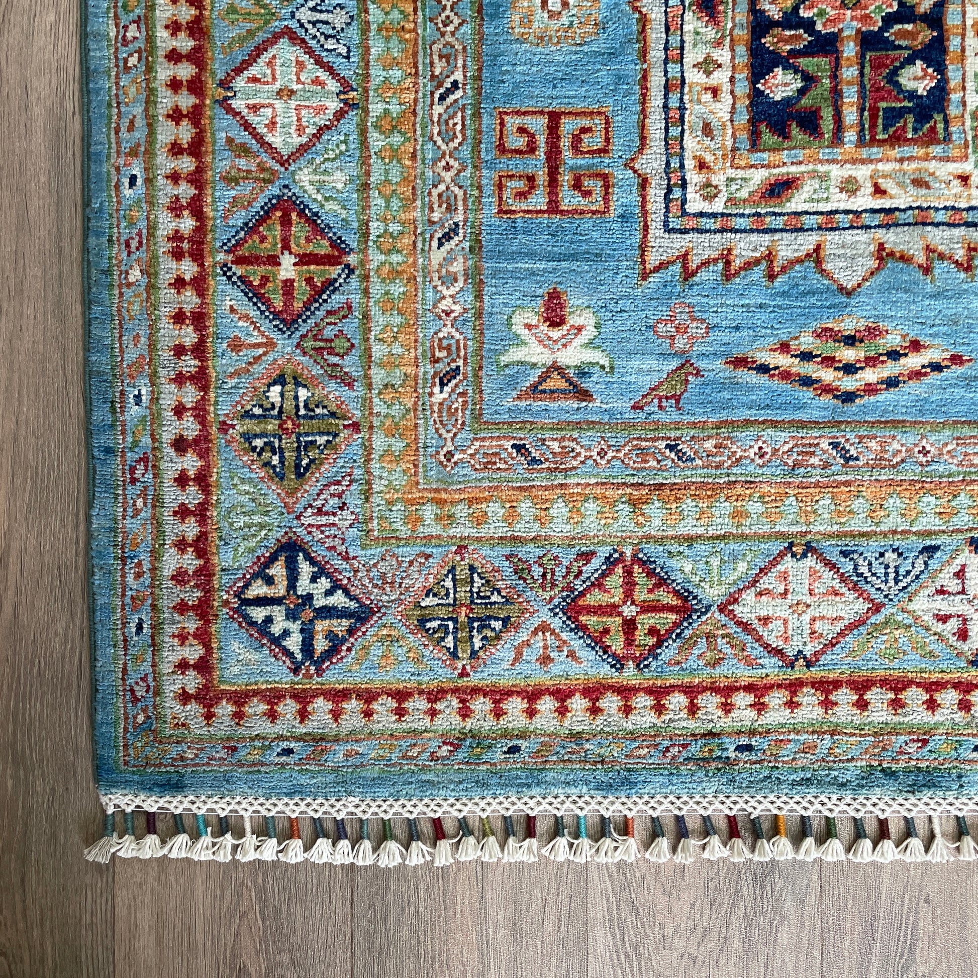 220 x 152 cm | Afghan Super Kazak Rug