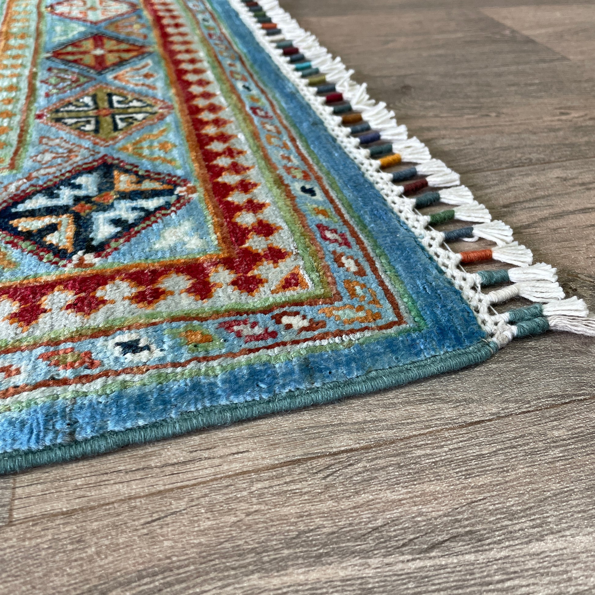 220 x 152 cm | Afghan Super Kazak Rug