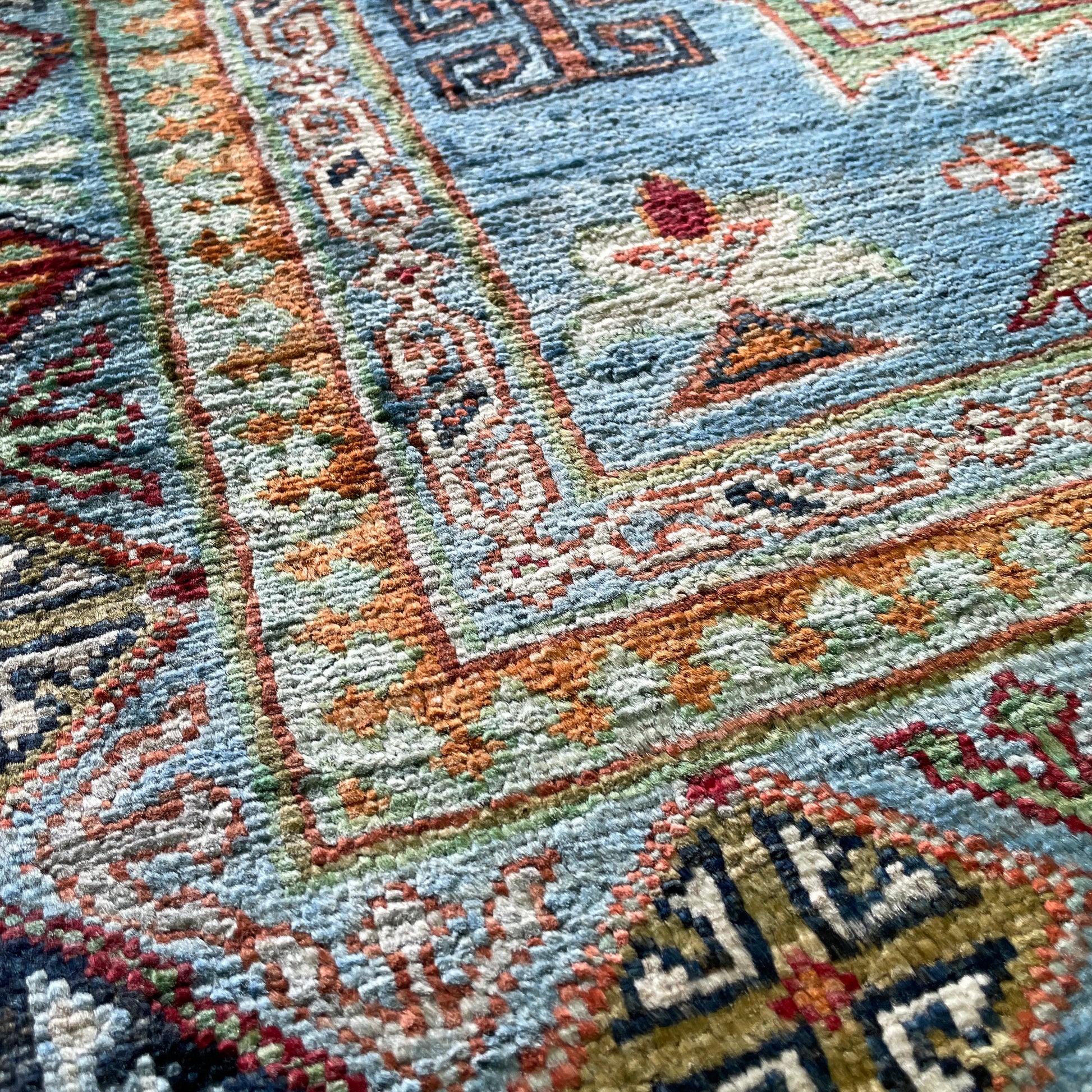 220 x 152 cm | Afghan Super Kazak Rug