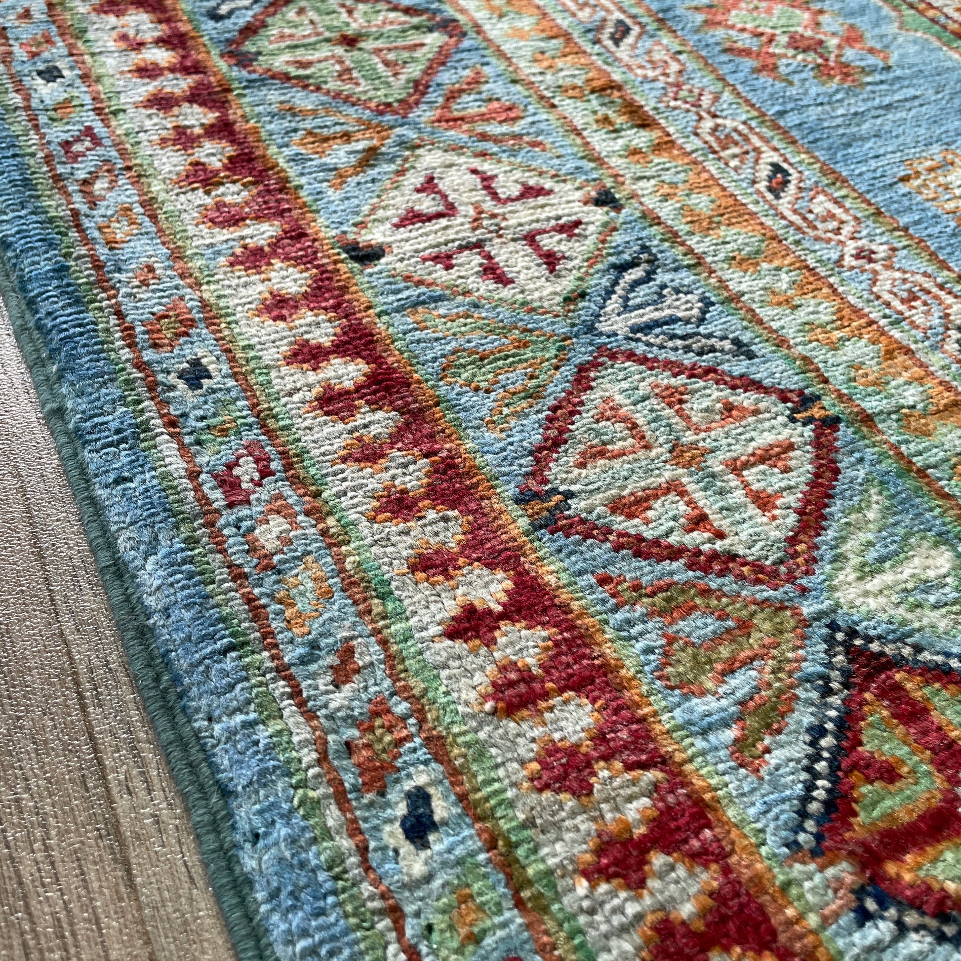 220 x 152 cm | Afghan Super Kazak Rug